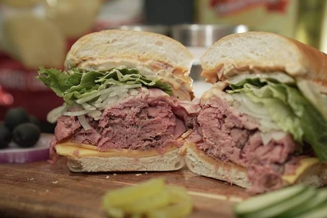 Roast Beef Insanity Sandwich Boxed Lunch.